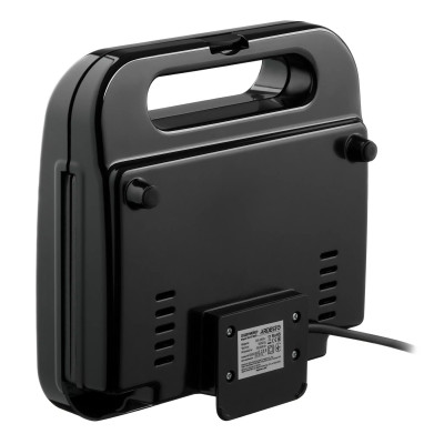 ARDESTO Сендвічмейкер 700Вт, 1 пластина-гриль, корпус-пластик, чорний