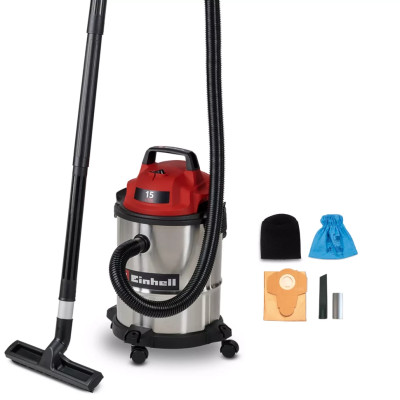 Einhell Пилосос професійний Einhell TC-VC 1540 S 900Вт 180мБар 15л 3.0кг