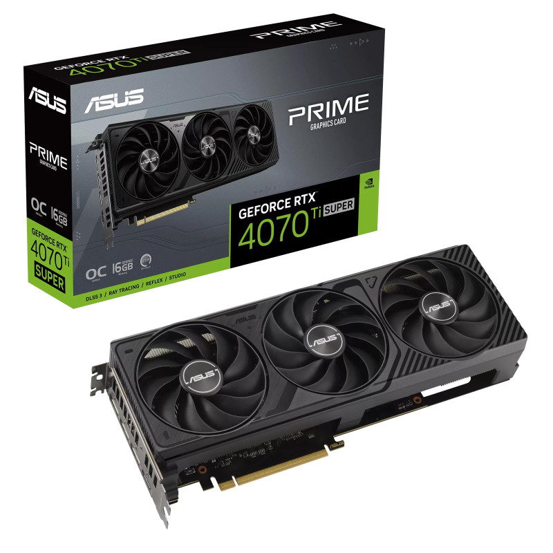 ASUS Відеокарта GeForce RTX 4070 Ti SUPER 16GB GDDR6X OC PRIME-RTX4070TIS