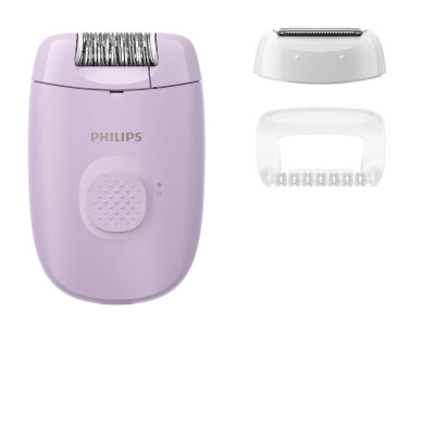 Philips Епілятор Series 2000 дисковий, від мережі, сух., насадок-2, фіолетовий
