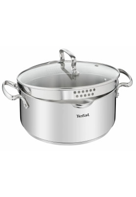Tefal Набір посуду Duetto Plus, 10 предметів, нержавіюча сталь, скло