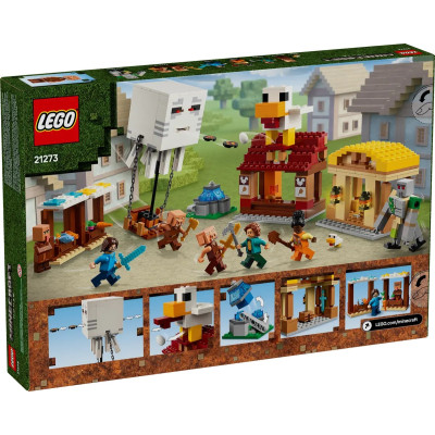 LEGO Конструктор Minecraft Напад на село з повітряною кулею Ґаст