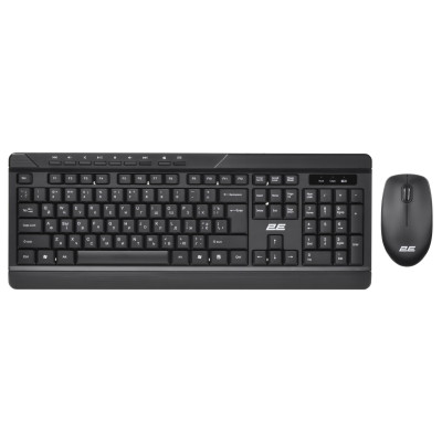 2E Комплект клавіатура та миша MK410 WL, EN/UK/RU, чорний