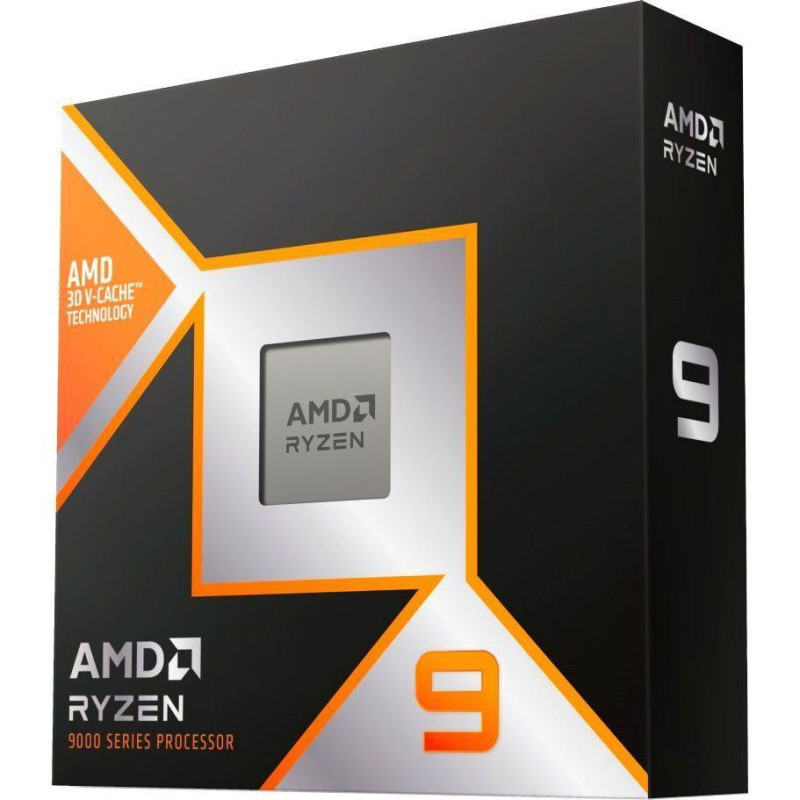 AMD Центральний процесор Ryzen 9 9950X3D 16C/32T 4.3/5.7GHz Boost 128Mb Radeon Graphics AM5 170W w/o cooler Box