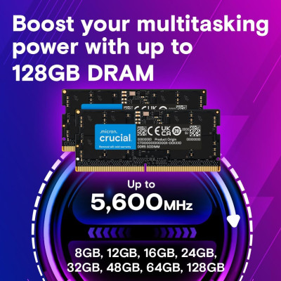 Crucial Пам'ять ноутбука Crucial DDR5 16GB 5600