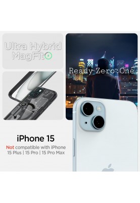 Spigen Чохол для Apple iPhone 15 Ultra Hybrid MagFit, Zero One