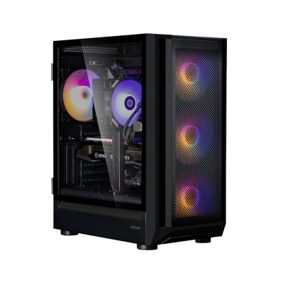 Zalman Корпус I6 без БЖ 1xUSB3.0, 1xUSB2.0 1xUSB Type-C 4x140мм RGB VGA 355мм LCS ready TG Side Panel ATX чорний