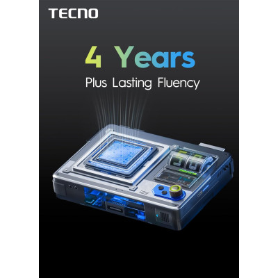 TECNO Смартфон Spark Go 1 (KL4) 6.67" 3/128ГБ, 2SIM, 5000мА•год, Magic Skeen Green