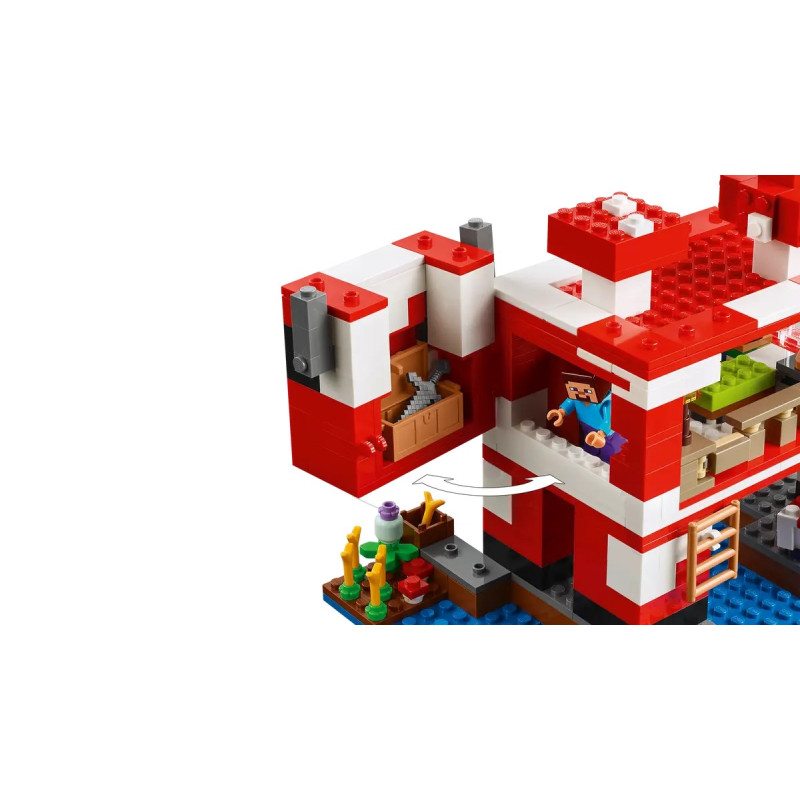LEGO Конструктор Minecraft Грибний будинок