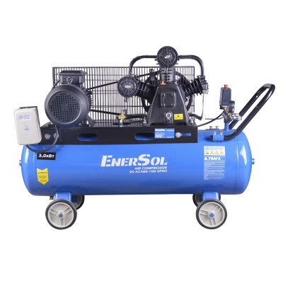 EnerSol Компресор повітряний ES-ES-AC480-100-3PRO 3кВт, 100л, 480л/хв, 12.5бар, 88.2кг