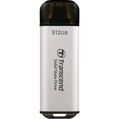 Transcend Портативний SSD 512GB USB 3.1 Gen 2 Type-C ESD300 Silver