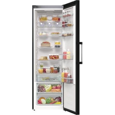 Gorenje Холодильна камера, 185x60х66, 398л, А++, дисплей, зона св-ті, чорний