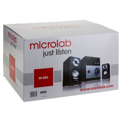 Microlab Акустична система M-880 2.1, 59W, mini-jack, чорний