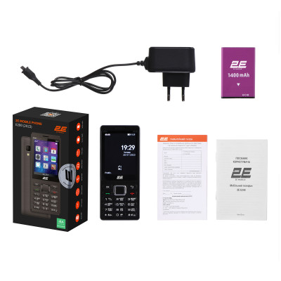 2E Мобільний телефон E280 2022 Dual SIM Black 2E Мобільний телефон E280 2022 Dual SIM Black