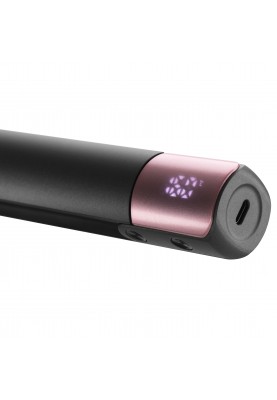 2E Випрямляч Pink Touch, 50Вт, 160-200C, акумуляторний, кераміка, сірий+рожевий