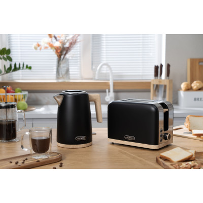 ARDESTO Тостер T-F420BWD, 800Вт, метал, 2 слоти, чорний