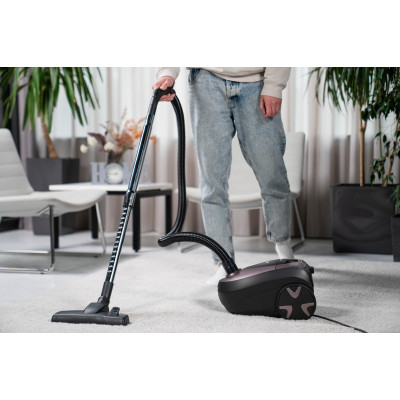 ARDESTO Пилосос мішковий, 800Вт, мішок- 2.5л, HEPA, чорно-бронзовий