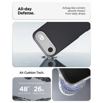 Spigen Чохол Spigen для iPhone 17 Air, Nano Pop MagFit, Black Sesame