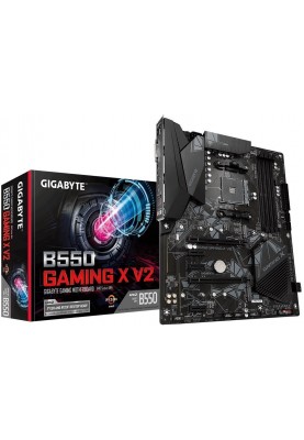 Gigabyte Материнська плата B550 GAMING X V2 sAM4 B550 4xDDR4 HDMI DVI ATX