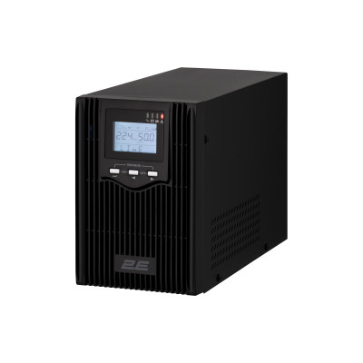 2E Джерело безперебійного живлення PS2000L, 2000VA/1600W, на зовнішні АКБ 4*12В, 2xSchuko+1xC13