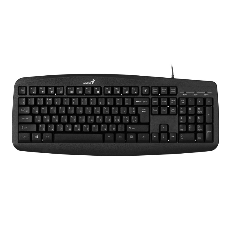 Genius Комплект Smart KM-200 Black Ukr