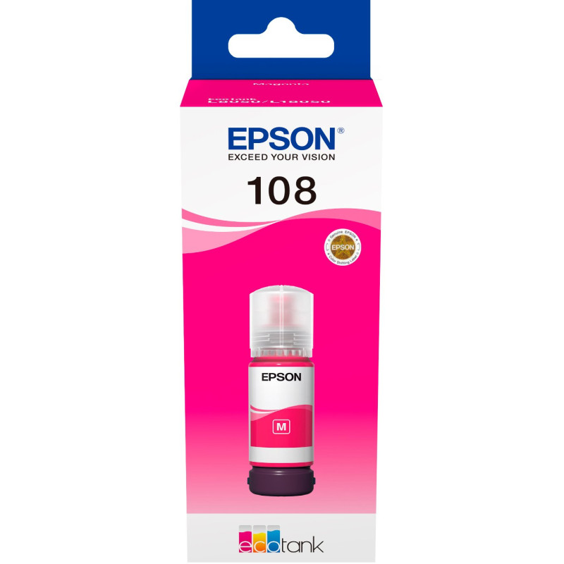 Epson Контейнер з чорнилом 108 EcoTank L8050/L18050 magenta