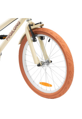 Miqilong Дитячий велосипед RM 20" бежевий