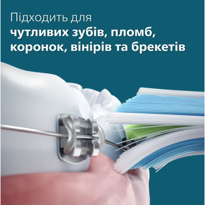 Philips Щітка зубна електр., Sonicare 4100 Series, 31т. колив/хв, насадок-1, зелений