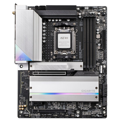 Gigabyte Материнська плата B650 AERO G sAM5 B650 4xDDR5 M.2 HDMI DVI ATX