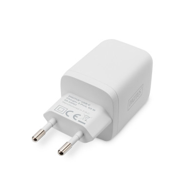 Digitus Зарядний пристрій 2хUSB-C, 65W, GaN
