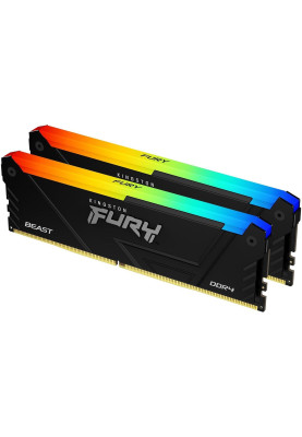 Kingston Пам'ять ПК Kingston DDR4 16GB KIT (8GBx2) 3600 FURY Beast RGB