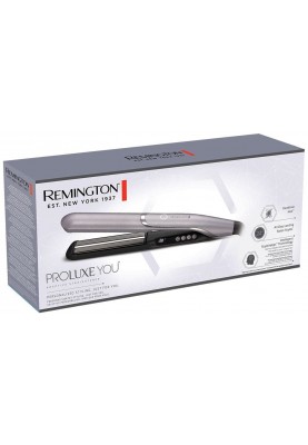 Remington Випрямляч ProLuxe You Adaptive, 52Вт, темп.режимів-9, 150-230С, дисплей, іонізація, кераміка, чорно-сірий