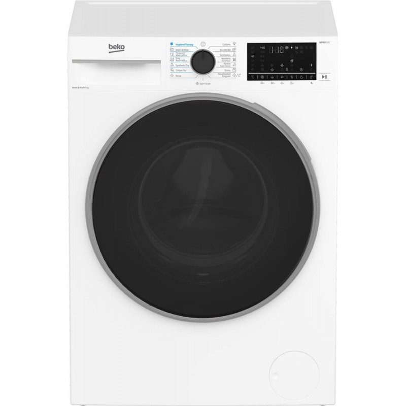 Beko Прально-сушильна машина фронтальна, 8(5)кг, 1400, D, 57см, дисплей, білий