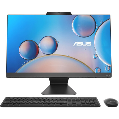 ASUS Комп'ютер персональний моноблок A3402WVAK-BPC0500 23.8" FHD AG, Intel 7-150U, 16GB, F512GB, UMA, WiFi, кл+м, без ОС, чорний