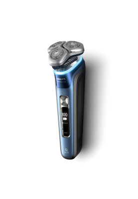Philips Бритва електр. Series i9000 Prestige SkinIQ, бритв.головок-3, Li-Ion, сух.+волог., індикатор заряду, твердий чохол, синій