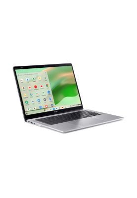 Acer Ноутбук Chromebook Spin CP314-2HN 14" WUXGA IPS Touch, Intel i3-N305, 8GB, F256GB, UMA, ChromeOS, сріблястий