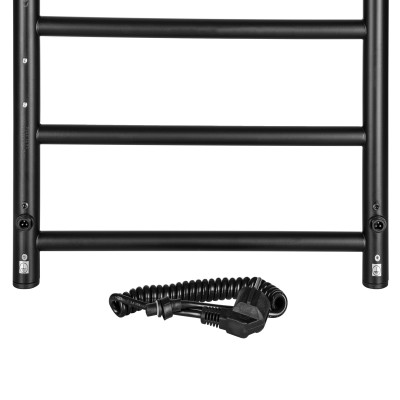 ARDESTO Рушникосушка електрична Classik-TR K, 770x530х80мм, таймер-регулятор, сталь, чорний матовий ARDESTO Рушникосушка електрична Classik-TR K, 770x530х80мм, таймер-регулятор, сталь, чорний матовий