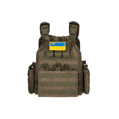 2E Tactical Плитоноска, Тип 4, Assault, швидке скидання, зелена