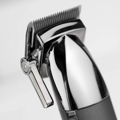BaByliss Машинка для стриження, мережа+акум., вібраційний мотор, насадок-10, кейс, чохол, гребінець у компл., сталь, сірий