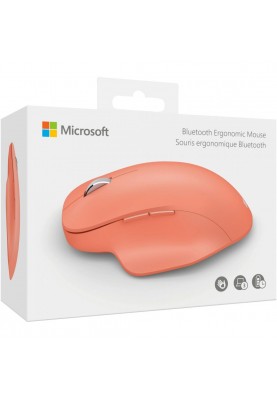 Microsoft Миша Ergonomic, BT, персиково-рожевий