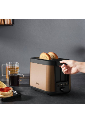 Tefal Тостер Tefal Coppertinto 850Вт, розморожування, метал, бронзовий