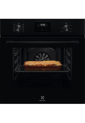 Electrolux Духовий шафа Electrolux електричний, 65л, A, дисплей, конвекція, телескопічні напрямні, чорний