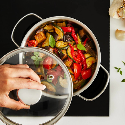 Tefal Каструля Tefal Minis, з кришкою,1.5 л, нержавіюча сталь, скло