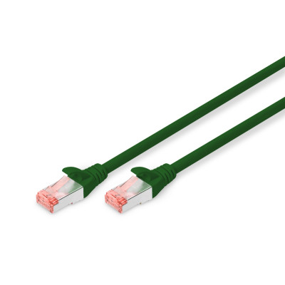 Digitus Патч-корд CAT 6 S-FTP, 10м, AWG 27/7, LSZH, зелений