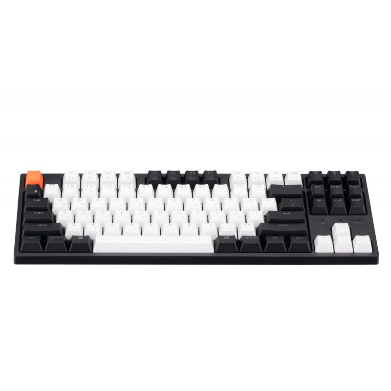 Keychron Клавіатура механічна C1 87Key, Gateron Brown, USB-A, EN/UKR, RGB, Black