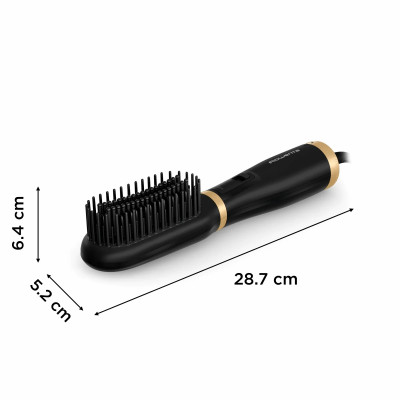 Rowenta Щітка-випрямляч Powerstraight Air, темп.режимів-2, 160-200С, іонізація, кераміка, чорний