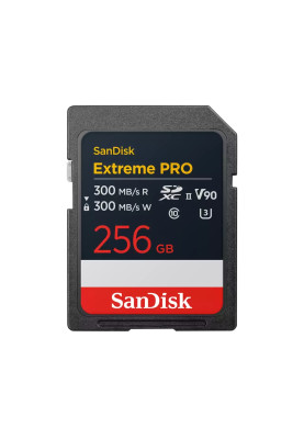 SanDisk Карта пам'яті SD 256GB C10 UHS-II U3 R300/W300MB/s Extreme Pro V90