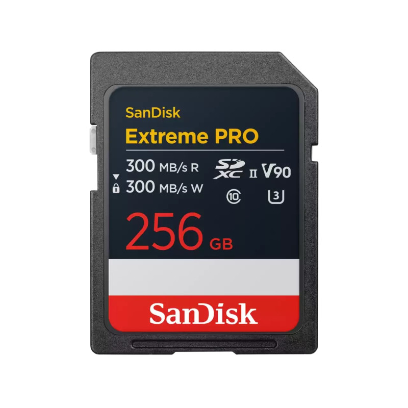 SanDisk Карта пам'яті SD 256GB C10 UHS-II U3 R300/W300MB/s Extreme Pro V90