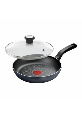 Tefal Сковорода з кришкою So' Light, 24см, алюміній, бакеліт, скло, чорний