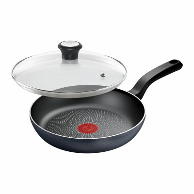 Tefal Сковорода з кришкою So' Light, 24см, алюміній, бакеліт, скло, чорний